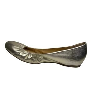 J. Crew Silver Flats